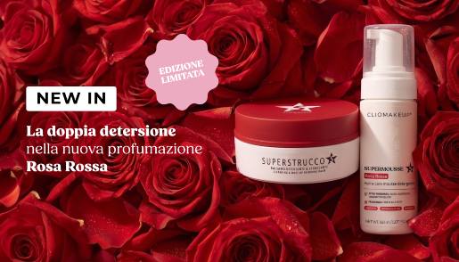 lancio superstrucco supermousse rosa rossa