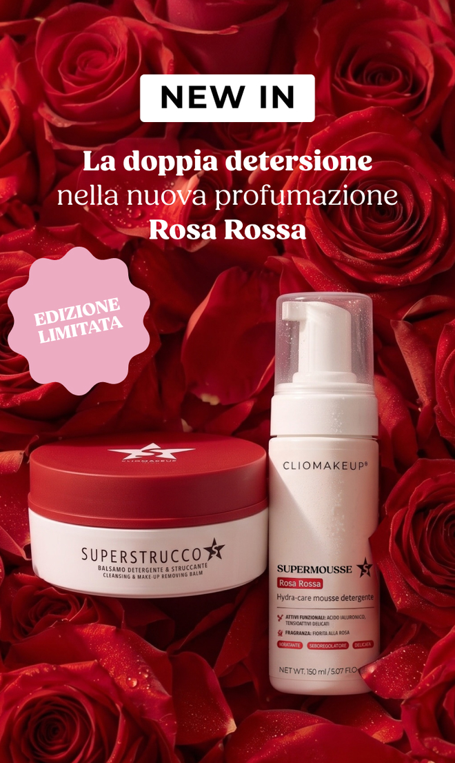lancio superstrucco e supermousse rosa rossa landing page