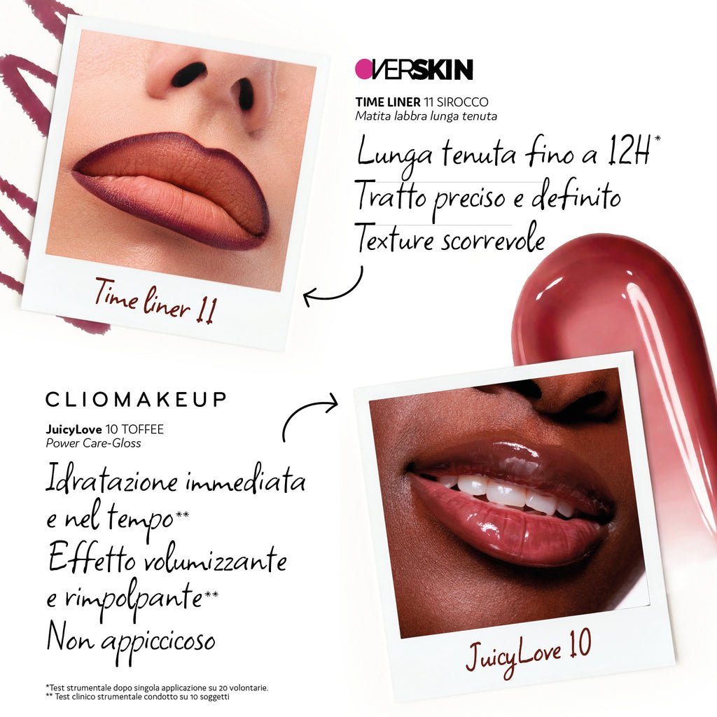 ClioMakeUp + Overskin BEAUTY LEAGUE LIP KIT 01