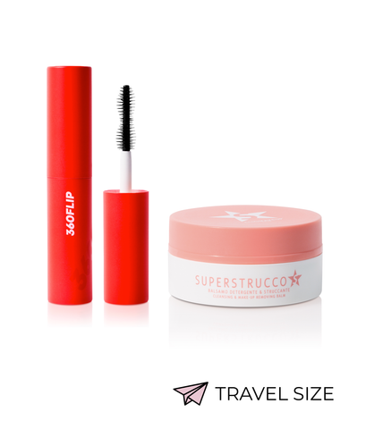 kit travel size mascara e struccante