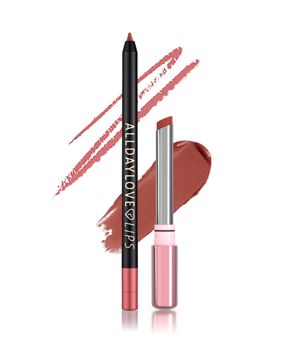 Combo labbra 5: matita labbra So Chic + rossetto cremoso Malva Nude