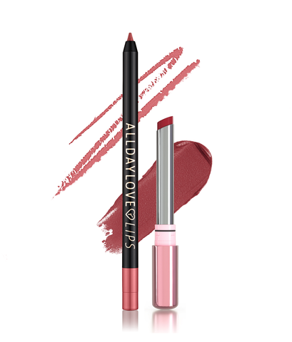 Combo labbra 6: matita labbra So Chic + rossetto cremoso Rosa Scuro