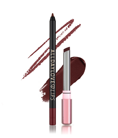 Combo labbra 9: matita labbra Silk Wine + rossetto cremoso Amaranto