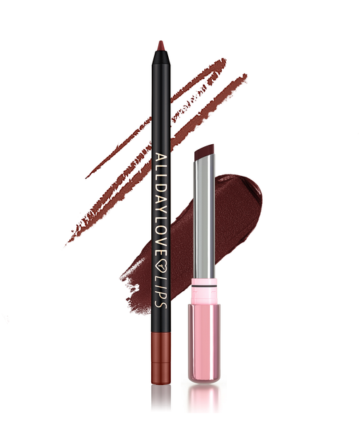 Combo labbra 10: matita labbra Warm Heart + rossetto cremoso Amaranto
