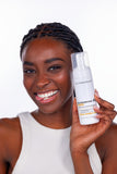 foto modella mousse detergente cliomakeup