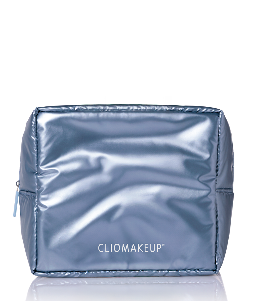puffy pochette blu cliomakeup